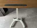 Frankwood站立式升降折叠笔记本电脑桌工作台懒人床边学习书桌移动沙发桌子 实木原木色蝴蝶型底座FWS21 实拍图