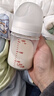 贝亲（Pigeon）玻璃奶瓶宽口径防胀气240ml M号奶嘴 3月+ AA187  实拍图