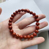石玥珠宝精品7-8mm凉山南红玛瑙手串本命年转运珠手链男女士款礼物 实拍图
