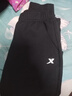 特步童装儿童针织毛圈束口裤蓬松柔软贴身不刺痒长裤 丹青黑 170 实拍图