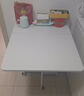 酷林KULIN折叠餐桌 家用白色桌面带储物柜可移动 小户型餐桌饭桌可伸缩 实拍图
