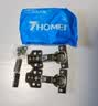 THOMEI不锈钢柜门铰链合页阻尼液压缓冲折叠飞机弹簧橱柜门无盖大弯2只装 实拍图