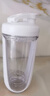 贝瑟斯 摇摇杯水杯运动健身水杯奶昔杯子代餐杯蛋白粉搅拌杯子680ML白色 实拍图