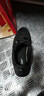 特步男子跑步鞋运动鞋轻便减震防泼水革面跑鞋黑色 实拍图