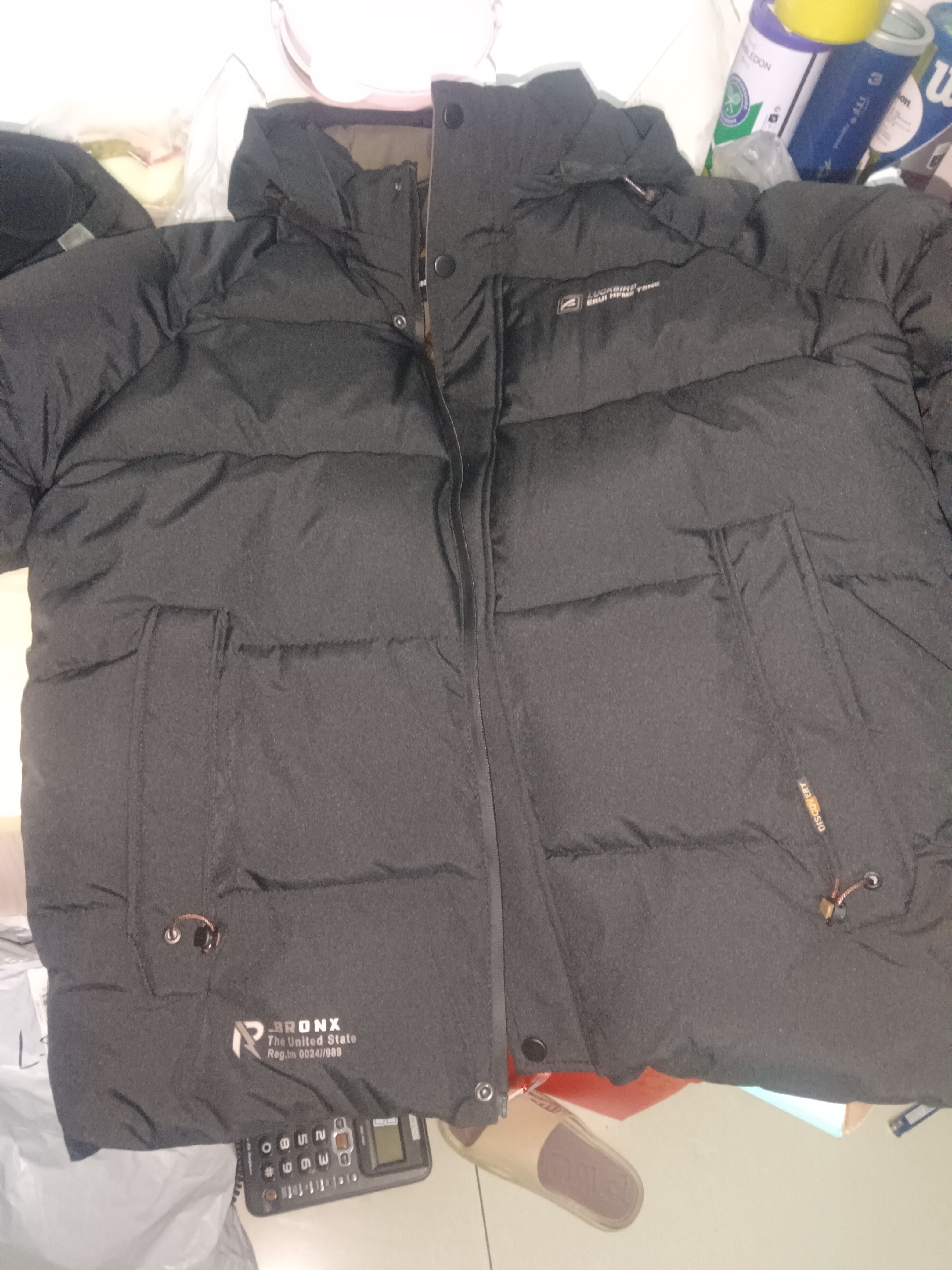 皮尔卡丹白鸭绒羽绒服男士秋冬季厚款短款外套可拆连帽面包服中年上衣男装 黑色 【专柜】 XL 建议95-120斤 实拍图