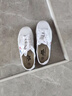 大孚飞跃学生帆布鞋女训练田径鞋男百搭小白鞋配裙子防滑运动跑步鞋501 白色 42 （偏大一码） 实拍图