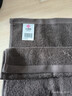 洁丽雅（Grace）新疆长绒棉A类毛巾2条装 纯棉加厚柔软面巾吸水洗脸巾 深灰+深棕 实拍图