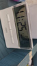 得力（deli）得力闹钟学生起床电子闹钟桌面智能台钟儿童卧室床头钟ins风实时温湿度开学季开学必备-LE124白 实拍图