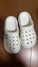 SNOOPY史努比童鞋儿童拖鞋夏季轻便男女童花园沙滩洞洞鞋4950米色38-39 实拍图