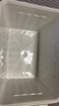 SPACEXPERT 衣物收纳箱特大号塑料整理箱车载储物箱60L白色 1个装 带轮 实拍图