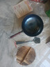 阎铁匠章丘炒锅铁锅轻便锻打炒菜锅无涂层老式物理不粘锅家用炒勺已开锅  轻便镜面木把34厘米 34cm 实拍图
