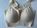 ubras虞书欣同款无尺码内衣女无痕隐形3A抗菌无钢圈文胸罩燕麦奶常规版 实拍图