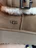 UGG【双11抢先购】冬季女士保暖厚底短筒雪地靴懒人毛毛鞋 1144041 CHE | 栗色 36 鞋款偏小，建议拍大一码 实拍图