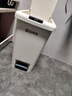 五月花脚踏垃圾桶20L脚踩手按双开盖卫生间客厅厨房垃圾桶家用大号 实拍图