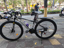 金武端自行车成人山地车公路赛车单车骑行变速超轻越野中学生初中青少年 顶配版-辐条轮-黑白色 27.5寸24速 实拍图