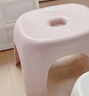 侑家良品 塑料凳子家用小板凳浴室加厚防滑凳简易垫脚小矮凳 大号橡粉色 实拍图