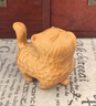 黄杨木雕中国风木雕猫童趣可爱傲娇招财小猫咪摆件手把件有风 漫步猫 约6厘米（黄杨木） 实拍图