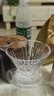 泰摩 冰瞳手冲咖啡滤杯 V60通用咖啡过滤器 滴滤咖啡过滤杯 标准版01号 1-2人份【透明滤杯】 实拍图