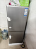 海尔（Haier）「一级能效风冷无霜」165L两门家用小户型冰箱真省电黑金净化灰色HC2-165WGHC2E9S9国家补贴 实拍图