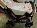 奔昂 婴儿推车可坐可躺轻便避震宝宝折叠婴儿车双向BB童车手推车 升级卡其+一键单手收+可坐躺+可双向推行+四轮高配 实拍图