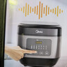 美的（Midea）电饭煲家用4L大容量3-4人智能预约不粘锅聚能微压香甜饭卤炖快速饭上蒸下煮品牌官方电饭锅RA477 实拍图