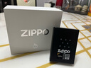 ZIPPO打火机黑冰标志150ZL防风煤油火机生日情人节礼物送男友父亲简薇 精美礼盒装+15ML煤油 实拍图