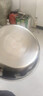 【不锈钢】和面盆厨房烘焙家用火锅盆洗菜打蛋汤锅盆醒面盆料理盆 32cm【热卖款】不锈钢 和面盆 实拍图