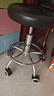 华恺之星 吧台椅可升降吧台凳子家用转椅办公椅搁脚椅餐椅子HK106黑色 实拍图