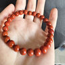 石玥珠宝精品7-8mm凉山南红玛瑙手串本命年转运珠手链男女士款礼物 实拍图