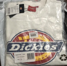 Dickies秋季男女同款情侣logo印花圆领卫衣DK007059 白色 XL  实拍图
