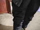 雪中飞鹅绒羽绒裤男士加厚款冬季保暖贴片束脚防风户外休闲长裤200 实拍图