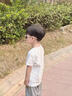 真维斯（Jeanswest）儿童短袖t恤2026新款男女童夏季纯棉长袖T上衣中大童多巴胺打底衫 【圆短T】白/J纯色 150 实拍图