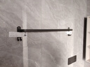 京东京造 反重力系列免打孔毛巾架太空铝浴巾架单杆厨房卫生间浴室60cm 实拍图