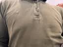 杉杉【高端纯棉】长袖t恤男士新款春秋纯色上衣服打底POLO衫体恤男装 实拍图
