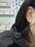 蔓笙999足银耳钉女防闭塞不易敏耳环豆豆养耳棒耳骨睡觉免摘学生耳饰 弯钩2.5mm 实拍图