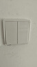 西门子（SIEMENS）开关面板 二开双控 86型暗装面板 致典雅白色5TA14233NC01 实拍图