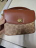 蔻驰（COACH）【礼物】经典标志CASSIE19号单肩斜挎包翻盖冬季女包 棕黄色锈色（新版） 实拍图