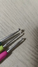钩针工具套装勾毛线不锈钢软柄毛衣针diy手工编织材料包四股手柄 毛线钩针 2+3+4mm【3支装】 实拍图