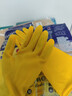 帮手仕 加厚牛筋乳胶手套10双 橡胶皮防水耐磨洗碗洗衣服保洁清洗厨房卫生劳保 中号 实拍图