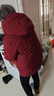 唐致中老年羽绒服女短款新中式妈妈冬季外套60岁老人奶奶太太加厚冬装 【新国标90绒】酒红 2XL 【建议106-120斤】送运费险 实拍图