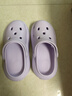 朴西奶酪踩屎感洞洞鞋女厚底凉鞋沙滩包头拖鞋外穿情侣 香芋紫 35-36 实拍图