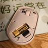 罗技（Logitech）时尚系列 PEBBLE鼠标 无线蓝牙鼠标 办公静音鼠标 女性鼠标对称鼠标 鹅卵石造型 玫瑰粉 实拍图