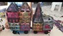 贝磁（Bmag）纯彩窗磁力片儿童磁力积木拼图宝宝玩具益智拼插圣诞礼盒 130片 实拍图