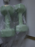 【百万爆品】环保六角小哑铃女士健身家用练臀练手臂居家健身器材 苹果绿 1.5KG *2共3kg 初级/女士新手 实拍图