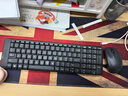 罗技（Logitech）MK220 键鼠套装 无线键鼠套装 办公键鼠套装  多媒体键鼠套装 带无线2.4G接收器 黑色 实拍图