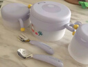 babycare萌萌兔餐具礼盒 儿童辅食碗学饮杯水杯注水保温碗学习叉勺5件套 实拍图