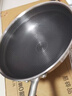康巴赫炒锅不粘锅316L不锈钢炒菜锅32cm蜂窝平底煎炒锅电磁炉燃气灶通用 实拍图