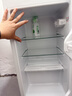 HYUNDAI（韩国现代）小冰箱迷你小型家用冷藏冷冻宿舍出租房办公室双开门二门电冰箱节能省电 118L白【行业热卖+店铺热卖】 实拍图
