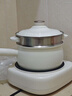 美的（Midea）电煮锅 小电锅 电蒸锅 电火锅 电热锅 分体式可拆洗 2.6L学生宿舍多功能锅 泡面锅 XZC2061 配蒸笼 实拍图