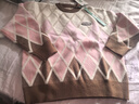 左西女童毛衣加厚针织衫儿童秋冬2025新款女孩套头衫线衣 粉色 120 实拍图